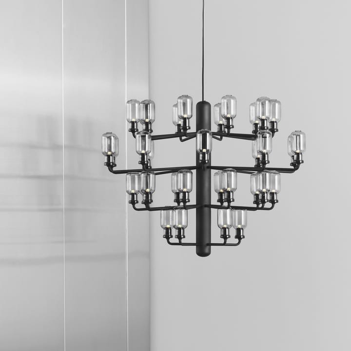 Amp Chandelier, Black, large Normann Copenhagen