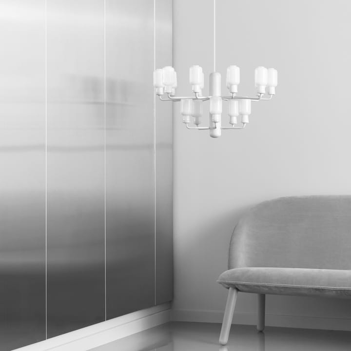 Amp Chandelier, White, large Normann Copenhagen