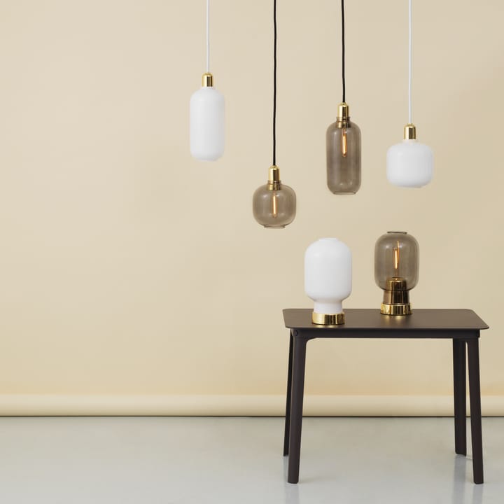 Amp lamp small, white-brass Normann Copenhagen