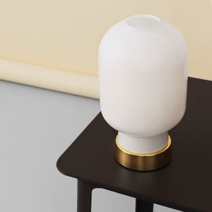 Amp table lamp, white-brass Normann Copenhagen