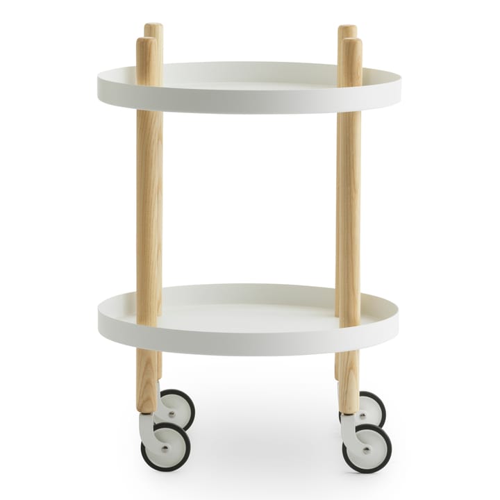 Block table Ø45 cm - white - Normann Copenhagen