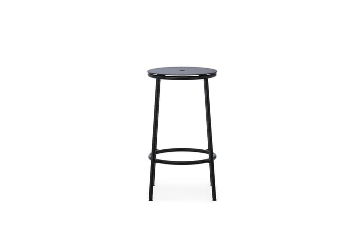 Circa barstool 65 cm, Black aluminium Normann Copenhagen