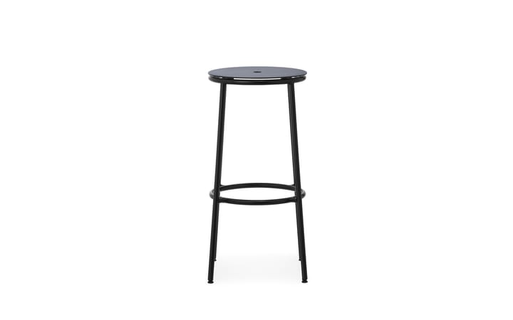 Circa barstool 75 cm, Black aluminum Normann Copenhagen