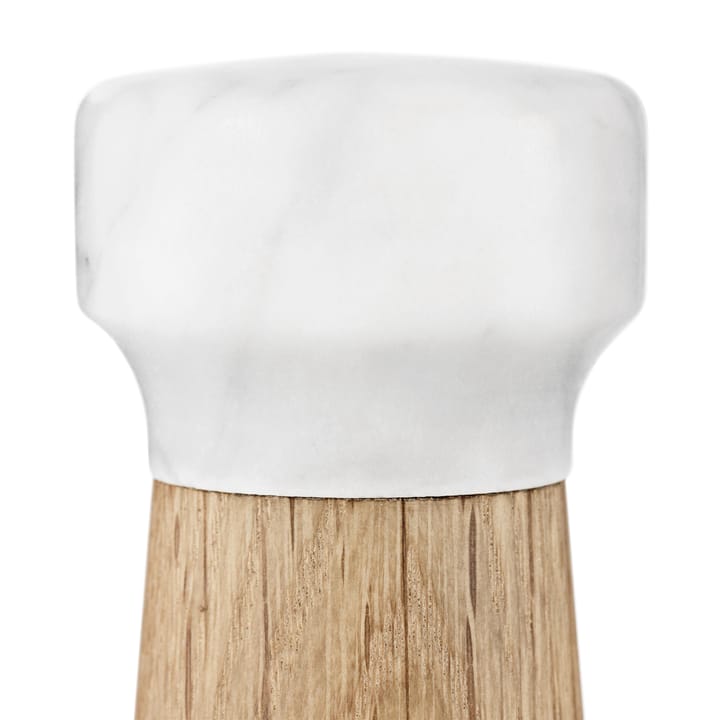 Craft salt mill oak-white marble, large Normann Copenhagen