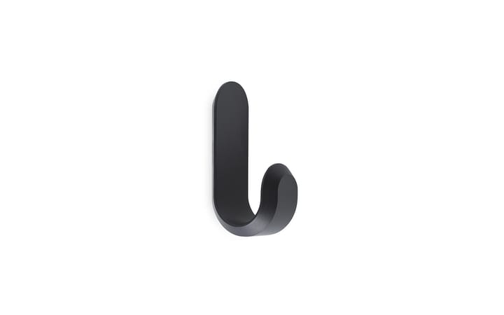 Curve mini hook 2-pack - Matte black - Normann Copenhagen