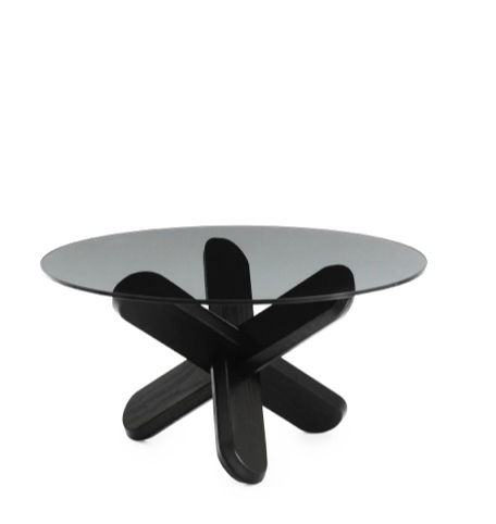 Normann Copenhagen Ding table 75x40 cm Black-gray