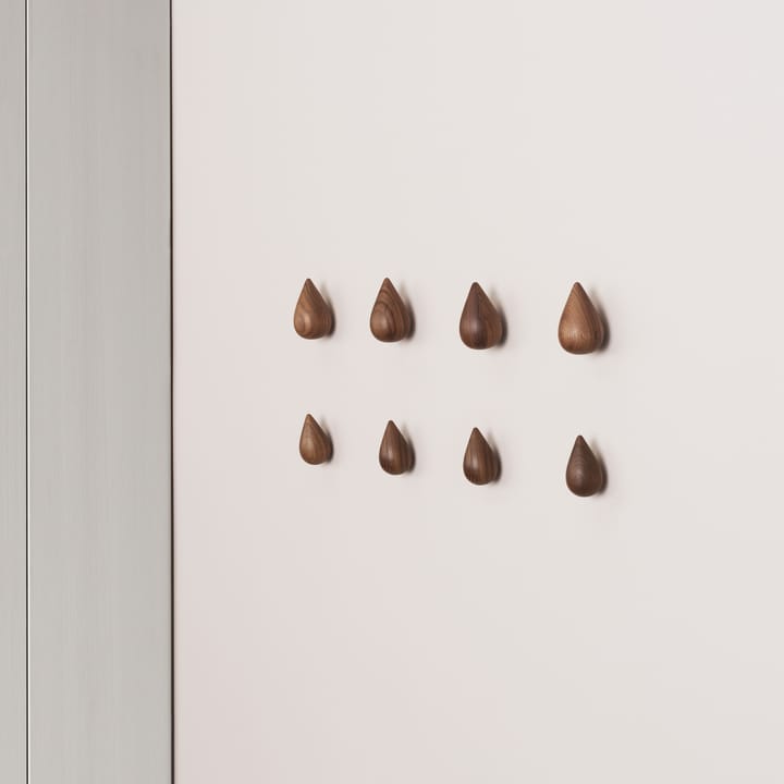 Dropit knob 2-pack walnut, large Normann Copenhagen