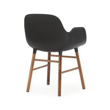 Form armchair - Black, walnut legs - Normann Copenhagen