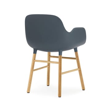 Form armchair - Blue, oak legs - Normann Copenhagen