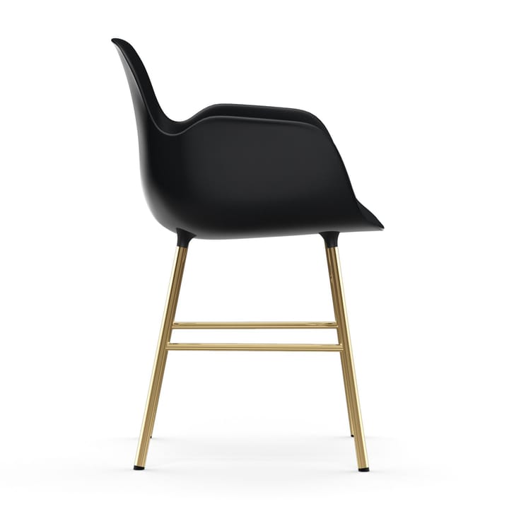 Form armchair bronze legs, Black Normann Copenhagen