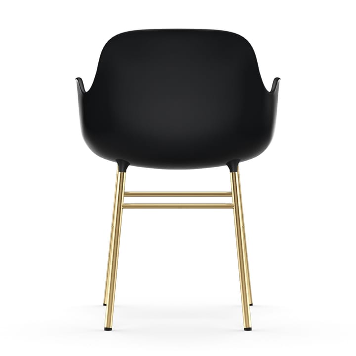 Form armchair bronze legs, Black Normann Copenhagen