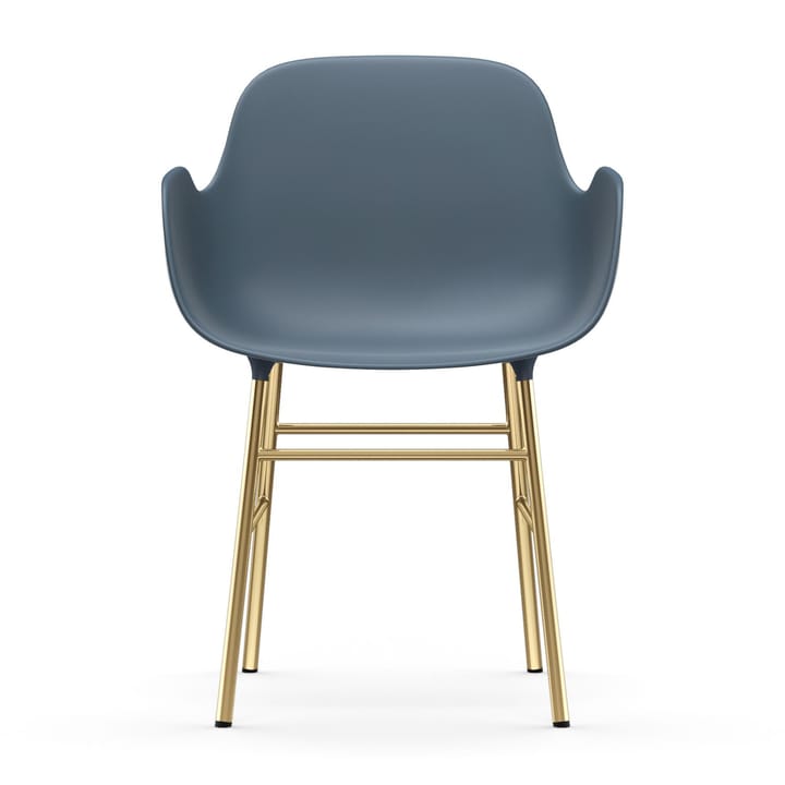 Form armchair bronze legs, Blue Normann Copenhagen