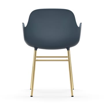 Form armchair bronze legs - Blue - Normann Copenhagen