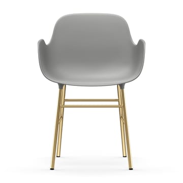 Form armchair bronze legs - Grey - Normann Copenhagen