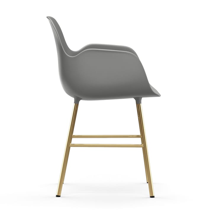 Form armchair bronze legs, Grey Normann Copenhagen