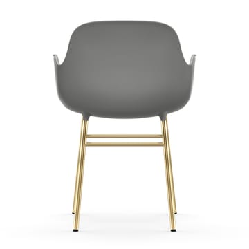 Form armchair bronze legs - Grey - Normann Copenhagen