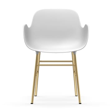 Form armchair bronze legs - White - Normann Copenhagen