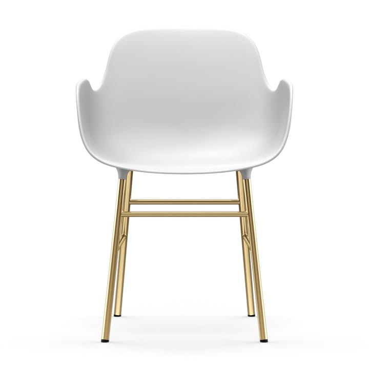 Form armchair bronze legs, White Normann Copenhagen