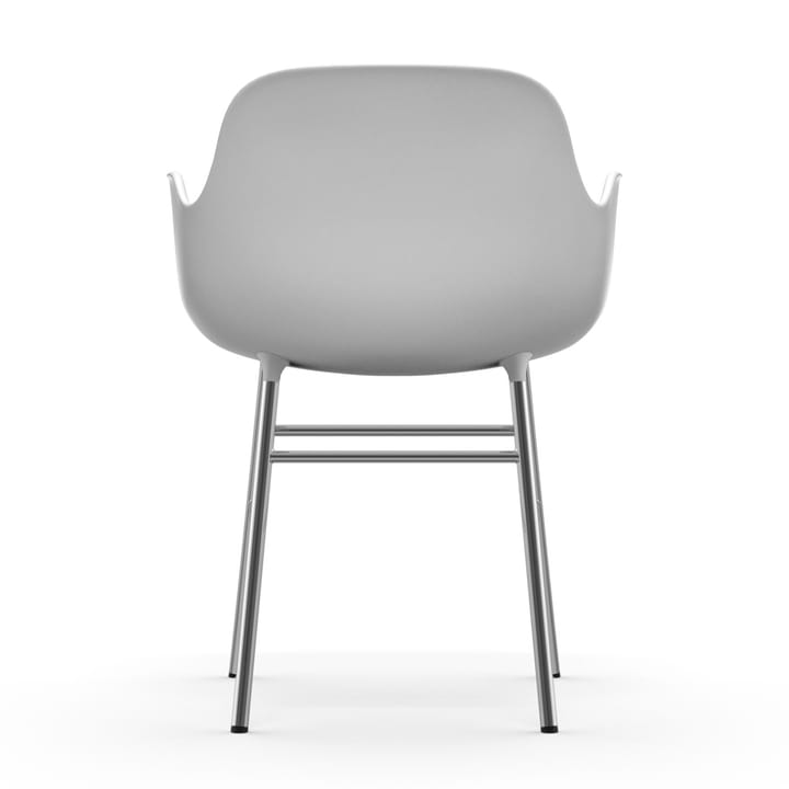 Form armchair chromed legs, White Normann Copenhagen