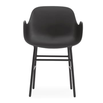 Form armchair metal legs - Black - Normann Copenhagen