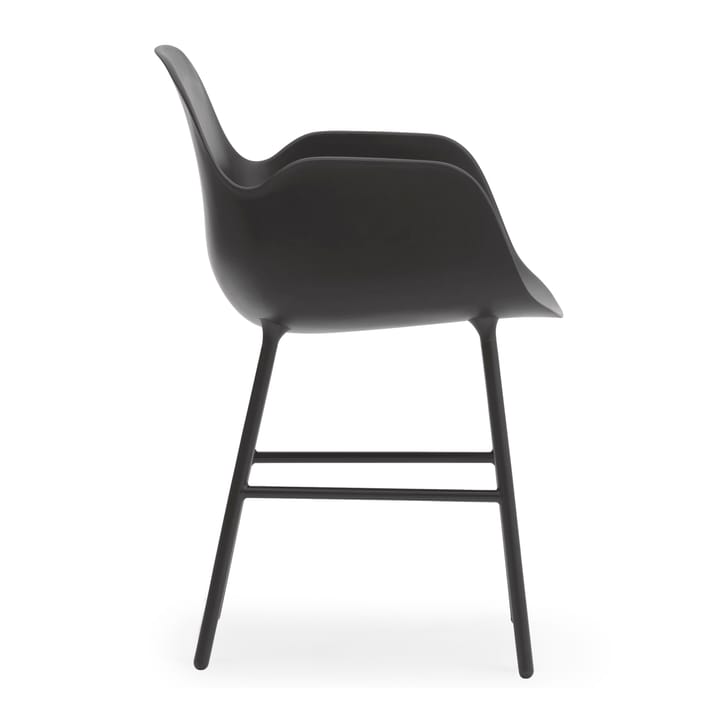 Form armchair metal legs, Black Normann Copenhagen