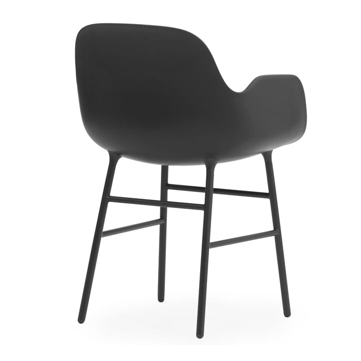 Form armchair metal legs, Black Normann Copenhagen