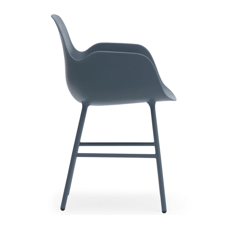 Form armchair metal legs, Blue Normann Copenhagen