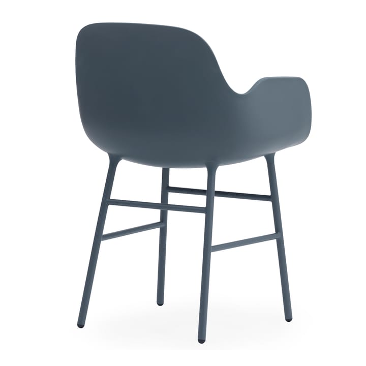 Form armchair metal legs, Blue Normann Copenhagen