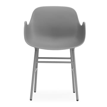 Form armchair metal legs - Grey - Normann Copenhagen