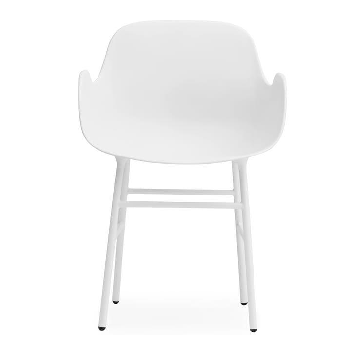 Form armchair metal legs, White Normann Copenhagen