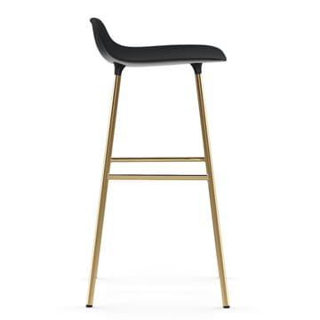 Form barstool bronze lege 75 cm - Black - Normann Copenhagen