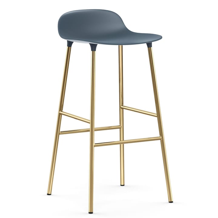 Form barstool bronze lege 75 cm - Blue - Normann Copenhagen