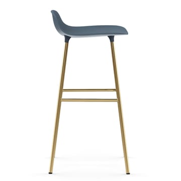 Form barstool bronze lege 75 cm - Blue - Normann Copenhagen