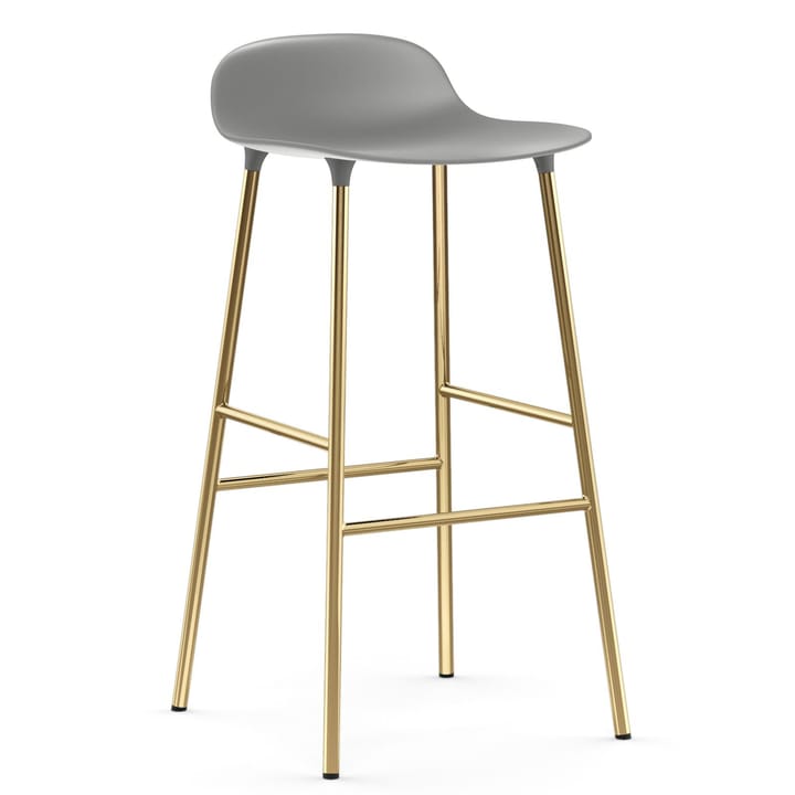 Form barstool bronze lege 75 cm - Grey - Normann Copenhagen