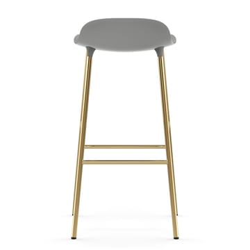 Form barstool bronze lege 75 cm - Grey - Normann Copenhagen