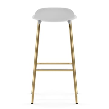 Form barstool bronze lege 75 cm - White - Normann Copenhagen