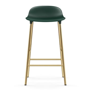 Form barstool bronze legs 75 cm - Green - Normann Copenhagen