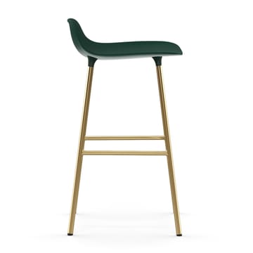 Form barstool bronze legs 75 cm - Green - Normann Copenhagen