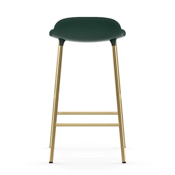 Form barstool bronze legs 75 cm - Green - Normann Copenhagen