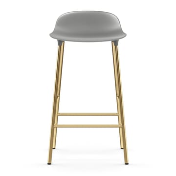 Form barstool bronze legs 75 cm - Grey - Normann Copenhagen