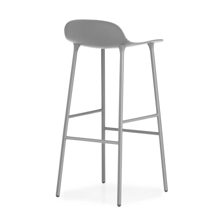 Form barstool metal legs 75 cm, Grey Normann Copenhagen