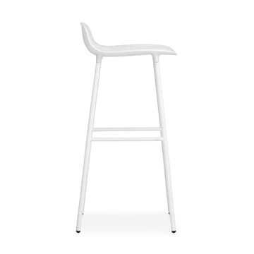 Form barstool metal legs 75 cm - White - Normann Copenhagen