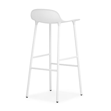 Form barstool metal legs 75 cm - White - Normann Copenhagen