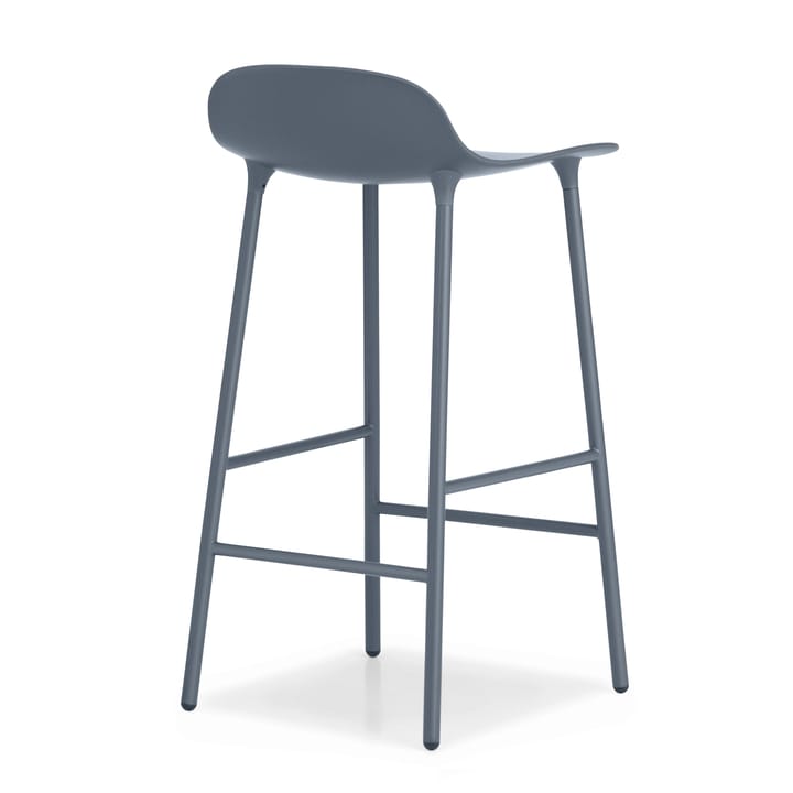 Form barstool metal legs, Blue Normann Copenhagen