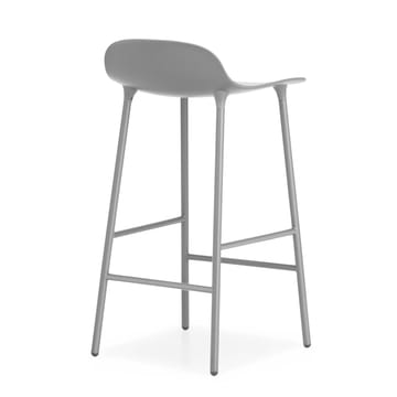 Form barstool metal legs - Grey - Normann Copenhagen