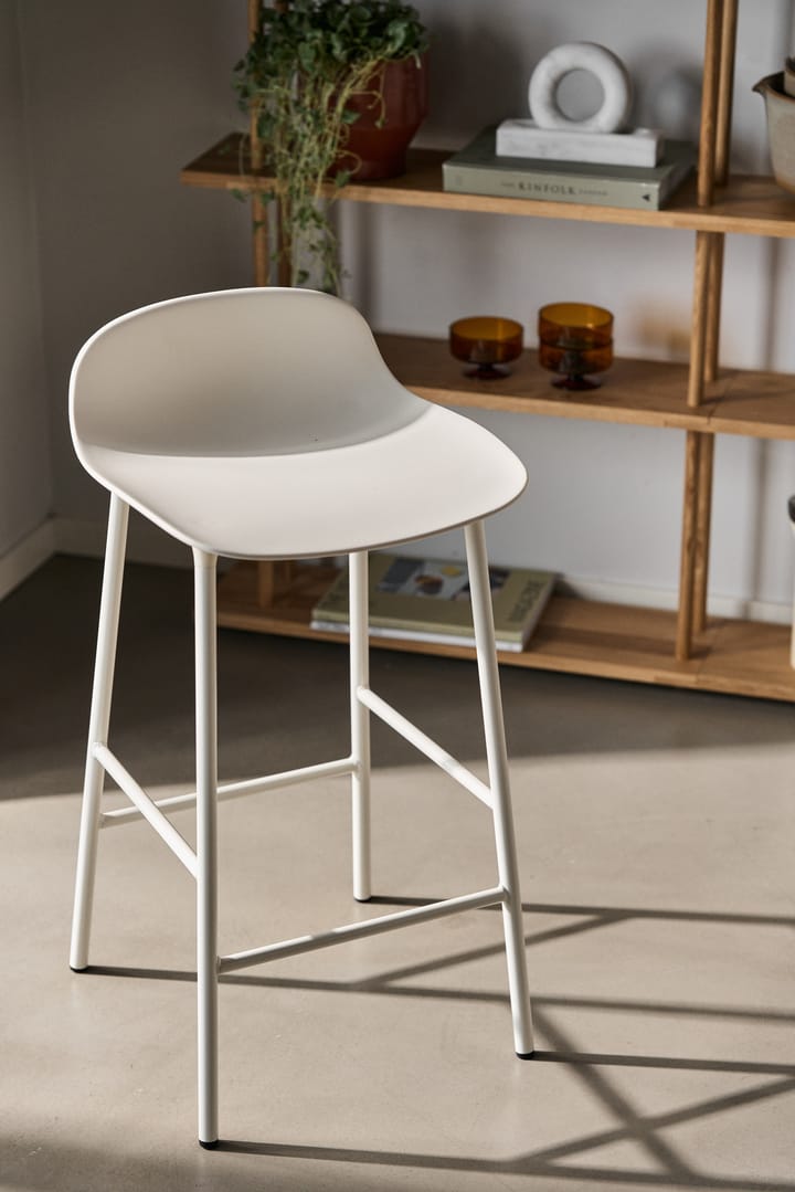 Form barstool metal legs, White Normann Copenhagen