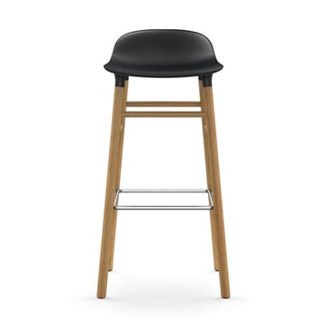 Form barstool oak legs 75 cm - Black - Normann Copenhagen