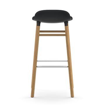 Form barstool oak legs 75 cm - Black - Normann Copenhagen