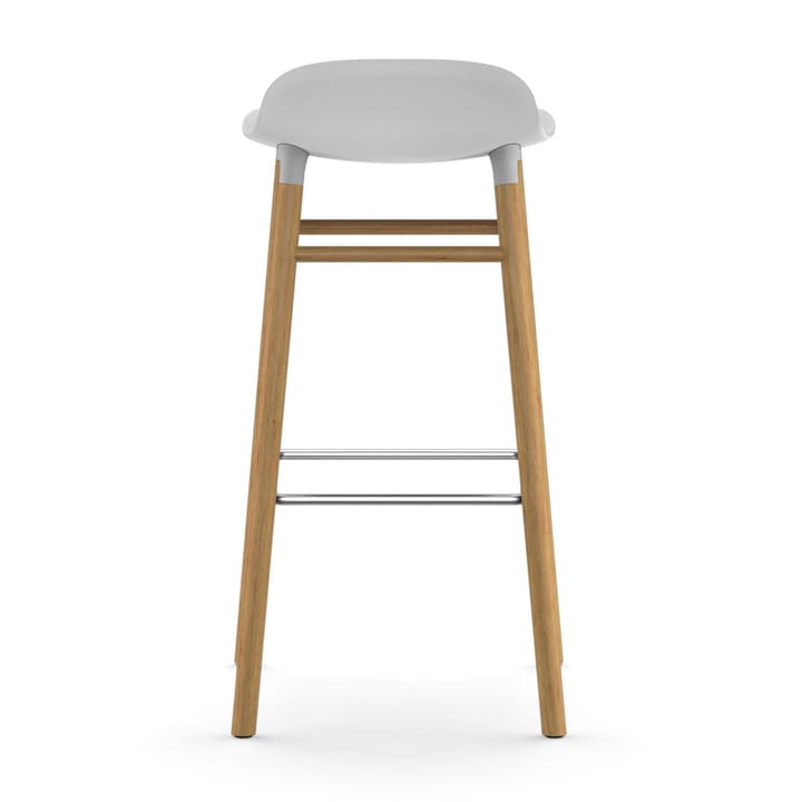 Form barstool oak legs 75 cm, White Normann Copenhagen