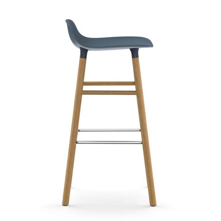 Form barstool oak legs, Blue Normann Copenhagen